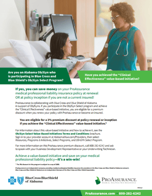 BCBS AL Ob-Gyn Premium Credit Flyer - M3223_9 thumbnail