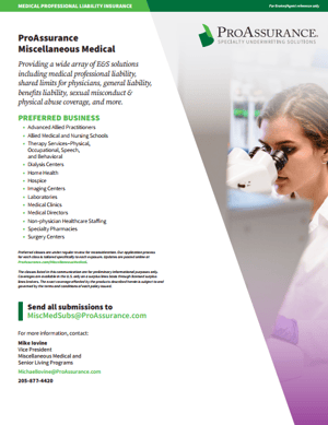 Miscellaneous Medical Flyer