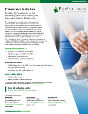 Senior Care Core Business Flyer