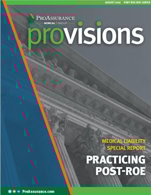 August 2022 ProVisions cover