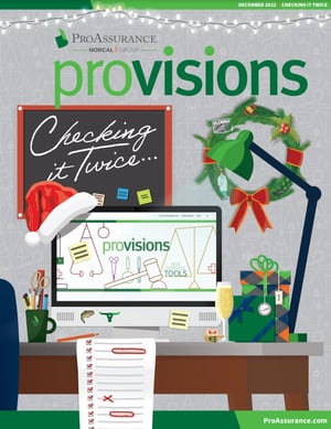 December 2022 ProVisions cover