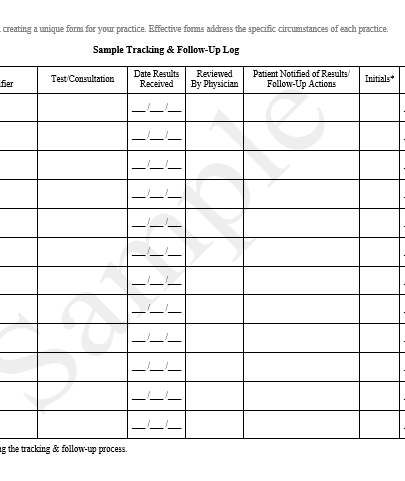 Sample Forms, Checklists, Letters